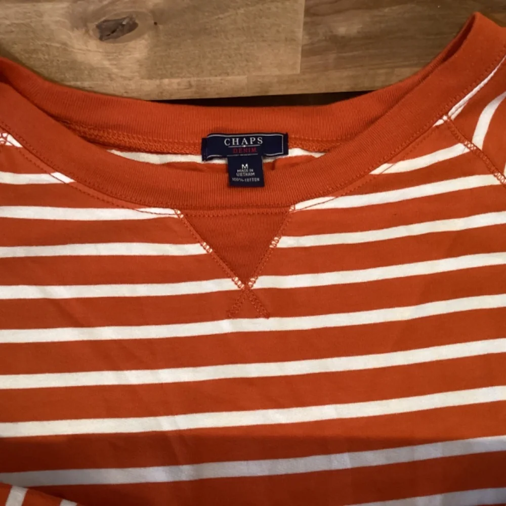 Chaps striped top Size M - Picture 2 of 4